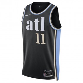 Canotte Uomo Atlanta Hawks Trae Young Nike 2023-24 City Edition Nero Swingman